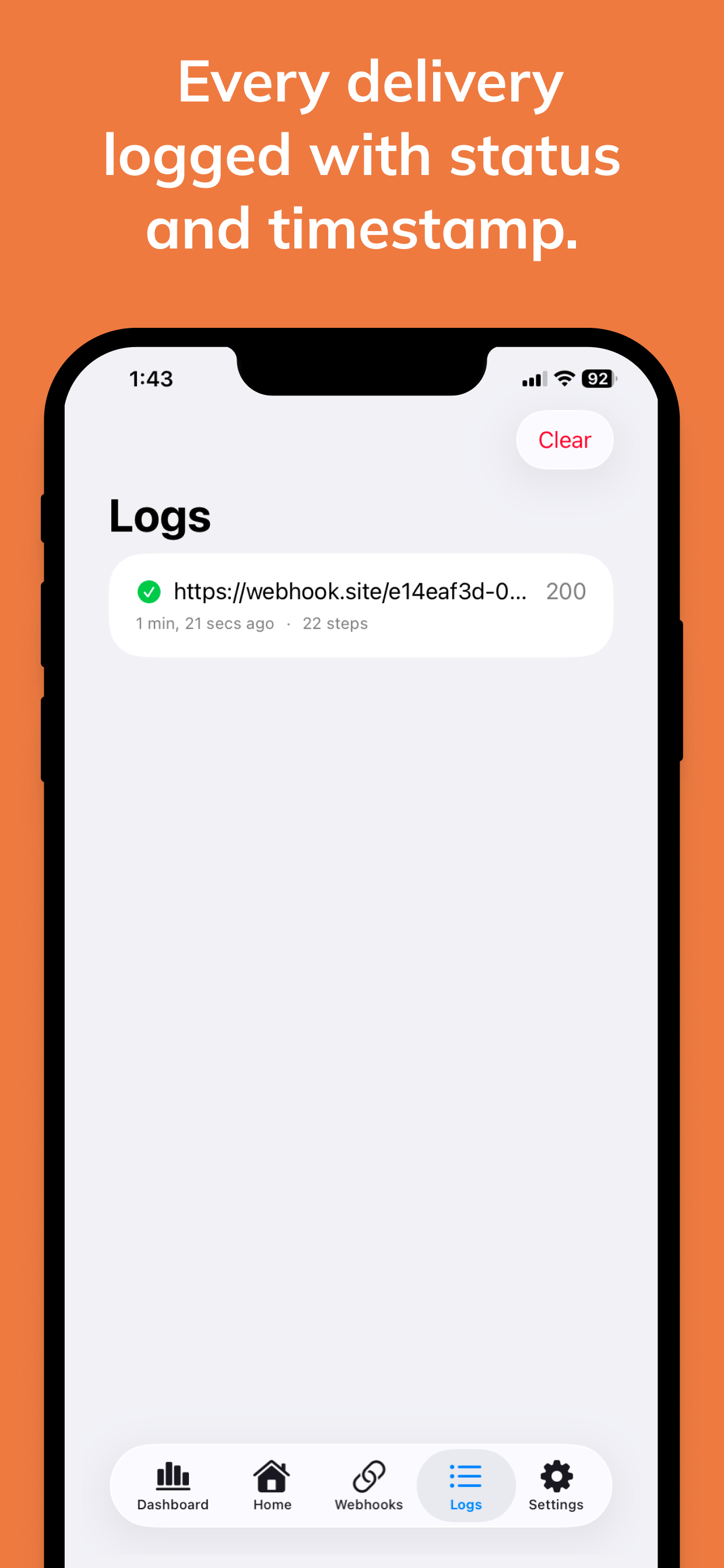 Health Webhook iOS screenshot 5